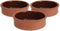 Tapasschalen terracotta 3 stuks