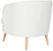 Armstoel DKD Home Decor Wit Natuurlijk Hout 91 x 80 x 78 cm