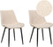 Set van 2 eetkamerstoelen AVILLA Bouclé Beige