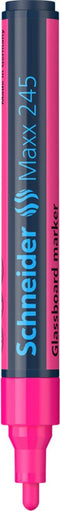 Schneider glasbordmarker - Maxx 245 - roze - glasboard marker - glasbord marker - glasbord stiften - S-124509