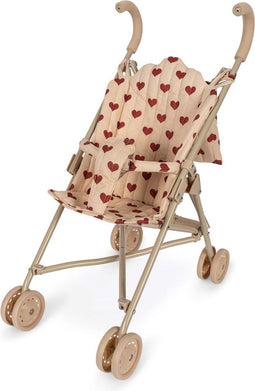 Konges Sløjd Poppenwagen/Doll Stroller/Buggy - Amour Rouge