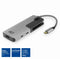 ACT AC7021 - USB-C naar HDMI adapter - 4K PD Pass-Through - Zilver