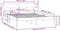 vidaXL - Bedframe - massief - grenenhout - grijs - 150x200 - cm