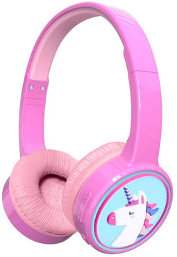 Denver BTH-106P - Draadloze kinder koptelefoon - Geluidsbeperking 85dB - Roze