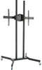 Tv standaard beeldscherm portrait landscape - tv beurs statief verrijdbaar - 170 cm hoog