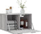 vidaXL - Wandkast - 60x36,5x35 - cm - bewerkt - hout - grijs - sonoma - eikenkleurig