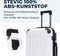 Pathsail® Handbagage Koffer - 40L - Lichtgewicht Trolley met TSA slot & 360° Spinner wielen - Wit