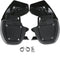 Geventileerde Beenschilden voor Harley Touring Vivid Black 1983-2013