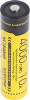 Nitecore 18650 Li-Ion accu, NL1840HP, 4000mAh, met beveiligingscircuit