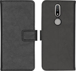 iMoshion Hoesje Geschikt voor Nokia 2.4 Hoesje Met Pasjeshouder - iMoshion Luxe Bookcase - Zwart