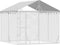 vidaXL - Hondenkennel - met - dak - 3x3x2,5 - m - gegalvaniseerd - staal - zilverkleur