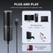 USB-Gaming Microfoon, PC, Podcast, Condensator Microfoonkit, Nierkarakteristiek met Armstandaard, Po