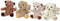 Knuffel Beer Pluche Kleur, 14cm