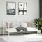 vidaXL - Slaapbank - zonder - matras - 107x203 - cm - staal - wit