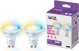 WiZ Spot 2-pack - Slimme LED Verlichting - Instelbaar Wit Licht - GU10 fitting - 50W (2 stuks)