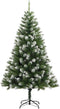 vidaXL - Kunstkerstboom - met - scharnieren - en - sneeuw - 240 - cm