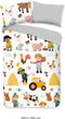 Good Morning Farm - Kinderdekbedovertrek - Boerderijdieren - Multi - (140x200 cm)