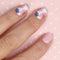 LAUED Nagelstickers - Nail Wraps - 16 Extreem Dunne Nagellak Stickers - Manicure Nail Art Folie - Blue Moments