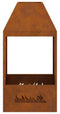 vidaXL - Vuurkorf - 50x50x100 - cm - Verweerd - Staal