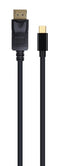 Cablexpert CCP-MDP2-6 - Mini DisplayPort naar DisplayPort - 1,8 m - Zwart