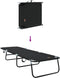vidaXL - Opvouwbaar - Ligbed - 2 - stuks - Draagbaar - Zwart - 600D - Oxford - Stof