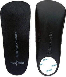Footlogics High Heel Comfort - Inlegzolen - Schokdemping - Zwart