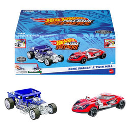Hot Wheels - Pull-Back Speeders - Set van 2 speelgoedauto's - Schaal 1:43