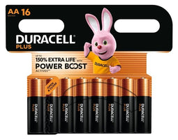 Duracell - Batterij duracell plus powerboost aa x16 | 10 stuks