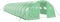 vidaXL - Tuinkas - met - stalen - frame - 56 - m² - 14x4x2 - m - groen