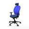 Piqueras y Crespo 1D036N2 - Bureaustoel - Verstelbare hoogte hoofdsteun - Marineblauw