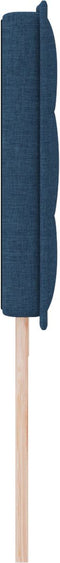 vidaXL - Hoofdbord - Lijnen - Ontwerp - Blauw - 200 - cm - Stof