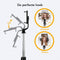 Studio ME - Selfiestick Universeel - Tripod 100 cm - 360° Rotatie - Bluetooth Afstandsbediening - Zwart