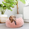 District 70 FUZZ Donut Hondenmand - Donutvormig - Warm en comfortabel - Donker Grijs - Maat L Ø 80 cm