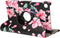 imoshion Tablet Hoes Geschikt voor Samsung Galaxy Tab A7 Lite - imoshion 360° Draaibare Design Bookcase - Zwart /Blossom Watercolor Black