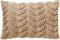 Dutch Decor AYA - Kussenhoes 40x60 cm - 3D bladmotief – heerlijk zacht - Irish Cream - bruin - met rits - zonder binnenkussen