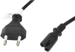 Power Cord Lanberg CA-C7CA-11CC-0018-BK