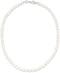 TI SENTO Dames Ketting - 925 zilver - Wit parel - Maat 42 - 3849PW
