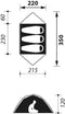 NOMAD® Jade 3 - Koepeltent - Waterdicht 3000 mm - Groen
