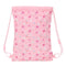 Rugtas met Koordjes Minnie Mouse Baby Roze 26 x 34 x 1 cm