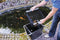 Hozelock Pond Vac - vuilwaterfilter - aluminium frame - uitneembare filterzak
