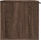 vidaXL - Kattenbakkast - 60x40x40 - cm - bewerkt - hout - bruin - eikenkleurig