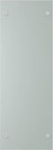 vidaXL - Haardhoutrek - 40x35x100 - cm - gehard - glas - wit
