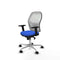 Piqueras y Crespo 2D086N0 - Bureaustoel - Verstelbare hoogte met armleuning - Blauw