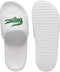 Lacoste SERVE SLIDE 1.0 - Heren Slippers - Badslipper - Wit - Groen