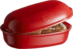 Emile Henry Broodbakvorm voor Artisanaal Brood - Grand Cru - 31 x 23 cm / 5 liter - Keramische Bakvorm - Geschikt voor Oven en Vaatwasser - Ideaal voor het Bakken van Ambachtelijk Brood met Knapperige Korst