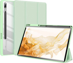 Dux Ducis - Tablet hoes geschikt voor Samsung Galaxy Tab S8 Plus - Toby Series - Tri-Fold Book Case - Groen