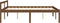 vidaXL - Seniorenbed - massief - grenenhout - honingbruin - 140x200 - cm