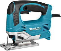 Makita JV0600K - Decoupeerzaag - 500-3100rpm - D-greep - Afzuigaansluiting - Schuine zaagsnedes (45°) - Snoerlengte 2,5m