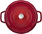 Staub - Braadpan - Gietijzer - ø 24 cm - Kersenrood