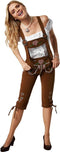 dressforfun Lederhose Walchensee M - Verkleedkleding - Kniehoogte - Bruin